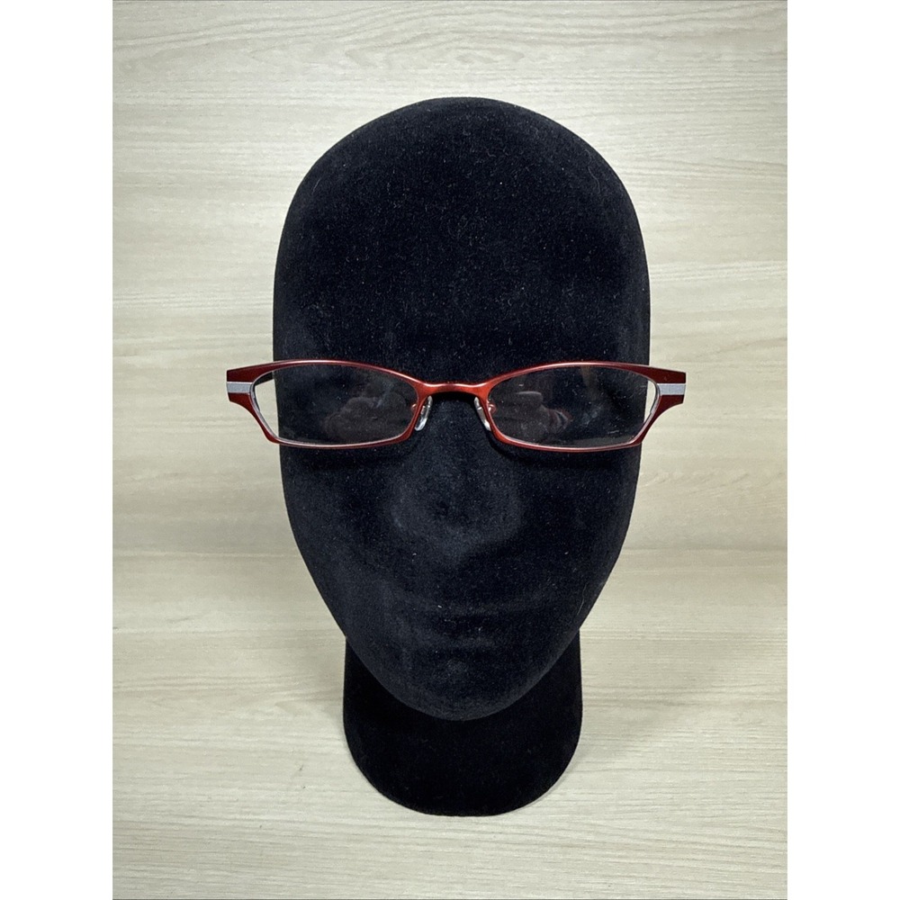 Prodesign Denmark Zenith 7320 C. 4031 48[]17 Red Silver Eyeglasses Frames I1‎